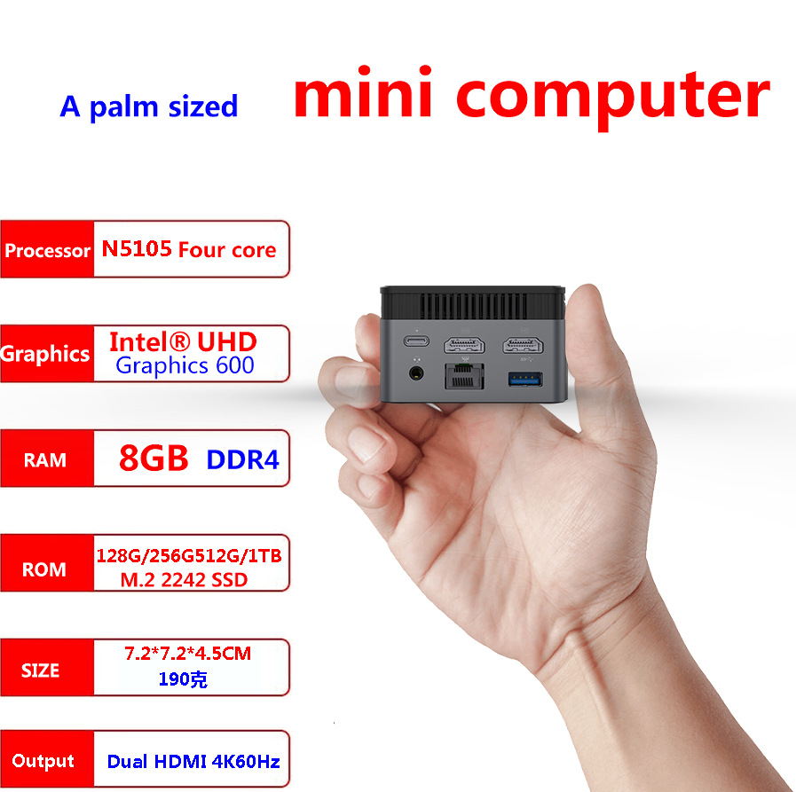 MINI PC pocket 8gbminni 256gbSSD