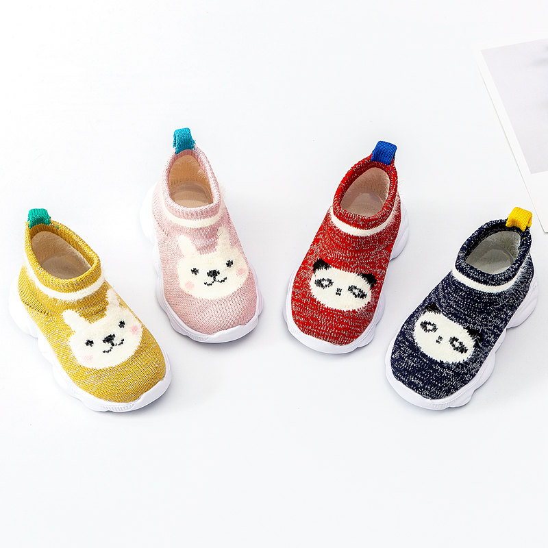 Handprjónaðir sokkaskór