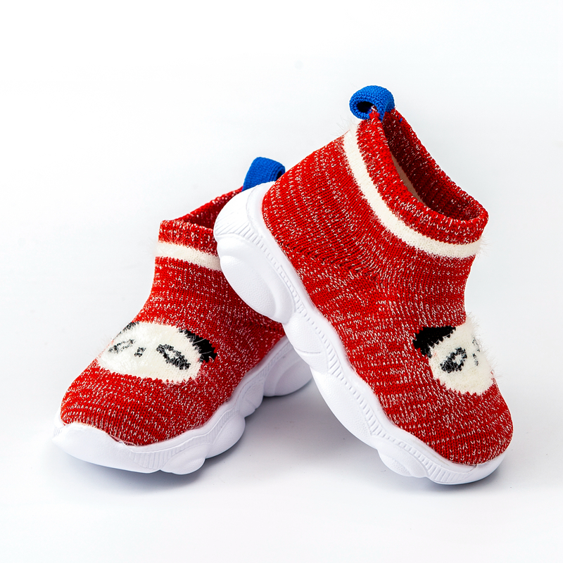 Handprjónaðir sokkaskór